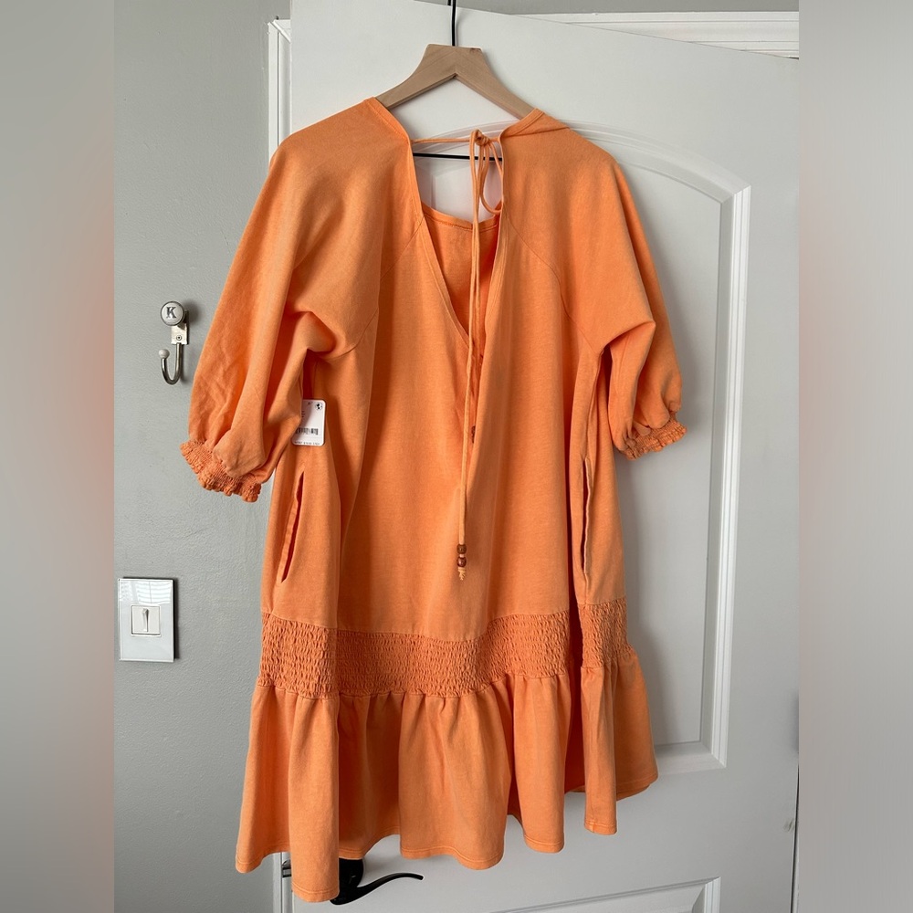 Send new orange free people dress